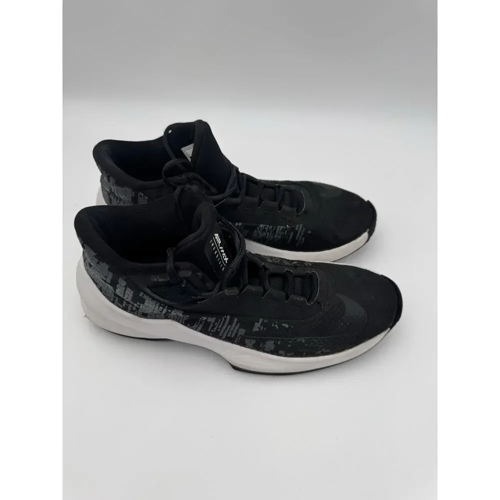 Nike Air Max Infuriate Basketball Shoes Black Gray Men’s Size 8 AA7066-001